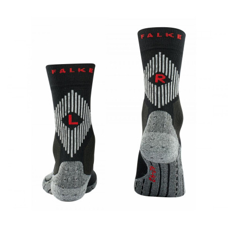 Chaussettes FALKE Homme 4 GRIP Noire / Gris PE 2022