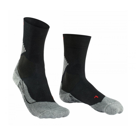 Chaussettes FALKE Homme 4 GRIP Noire / Gris PE 2022