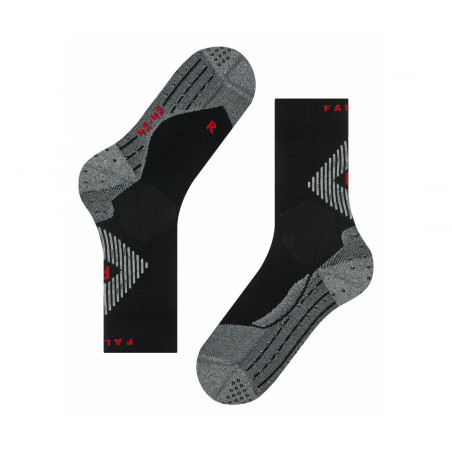Chaussettes FALKE Homme 4 GRIP Noire / Gris PE 2022