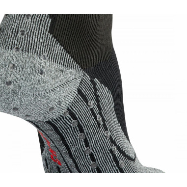Chaussettes FALKE Homme 4 GRIP Noire / Gris PE...