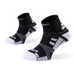 Chaussettes Running BV SPORT XLR Noir / Blanc AH 2017