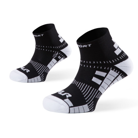 Chaussettes Running BV SPORT XLR Noir / Blanc AH 2017