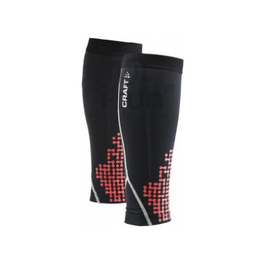 Jambieres CRAFT Homme Calf Protection Noir/Rouge AH 2016