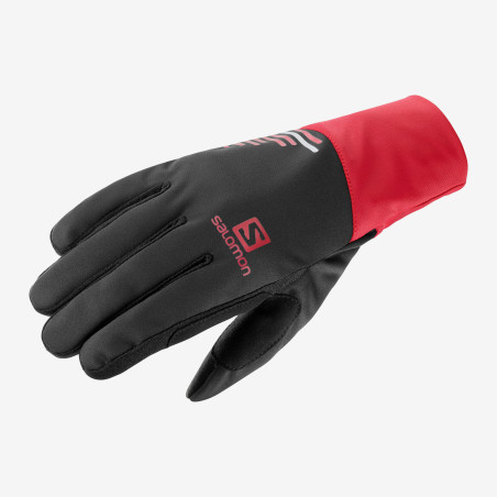 Gants SALOMON Equipe Glove Noir / Rouge AH 2019