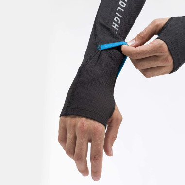 Manchettes RAIDLIGHT ARM SLEEVES Noir / Bleu PE...