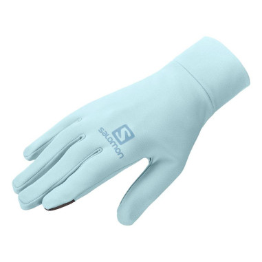 Gants SALOMON AGILE WARM GLOVE Bleu clair AH 2021