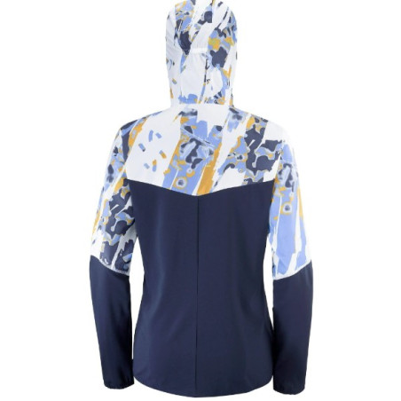 Veste Running SALOMON Femme AGILE FZ Hoodie W Blanc/ Bleu PE 2021