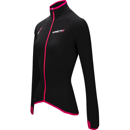 Veste Running KINETIK Femme KROSSLINK Noir / Rose AH 2018