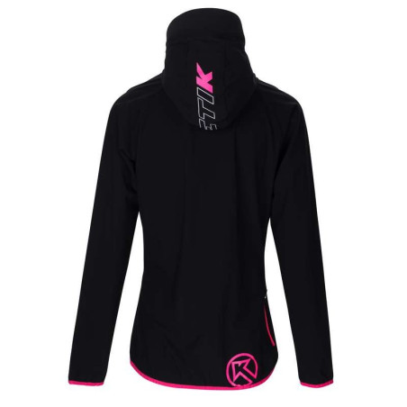 Veste Running KINETIK Femme KROSSLINK Noir / Rose AH 2018