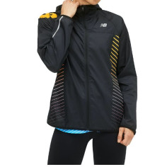 Veste Running  NEW BALANCE Femme REFL ACC Noir / Orange... 2