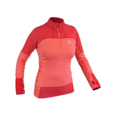 Veste demi-zippée Running RAIDLIGHT Femme Wintertrail LS Top W Rose AH 2022