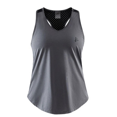 Débardeur Running CRAFT Femme Gris ADV CHARGE PERFORATED SINGLET AH 2021