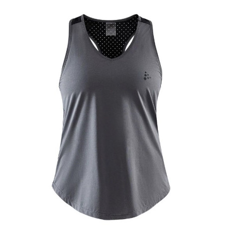 Débardeur Running CRAFT Femme ADV CHARGE PERFORATED Gris AH 2021