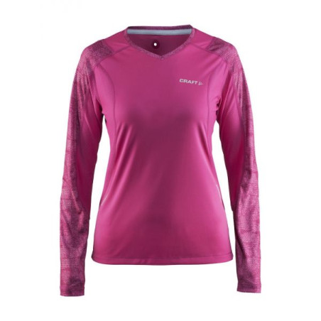 T-Shirt CRAFT Femme Dévotion LS Shirt Rose PE 2017