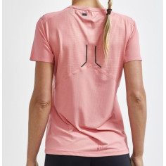 T shirt Running CRAFT Femme PRO HYPERVENT SS Saumon AH 2021 2