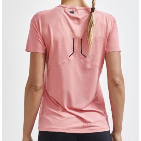 T shirt Running CRAFT Femme PRO Hypervent SS Tee Saumon AH 2021