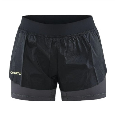 Short Running CRAFT Femme CTM DISTANCE 2in1 SHORTS Noir PE 2022