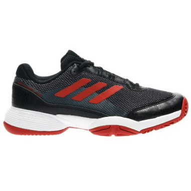 Chaussures ADIDAS Junior Barricade Club xJ Noir / Rouge PE  2018