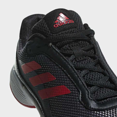 Chaussures ADIDAS Junior Barricade Club xJ Noir / Rouge PE  2018