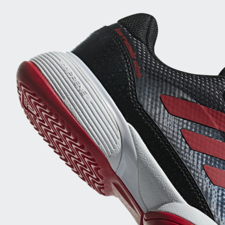 Chaussures ADIDAS Junior Barricade Club xJ Noir / Rouge PE  2018