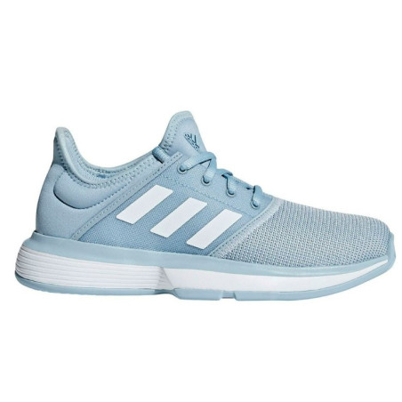 Chaussures Junior ADIDAS Toutes Surfaces SOLECOURT Bleu / Blanc PE 2019