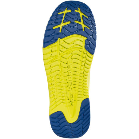 Chaussures BABOLAT Garçon PULSION Toutes Surfaces Bleu / Jaune PE 2021