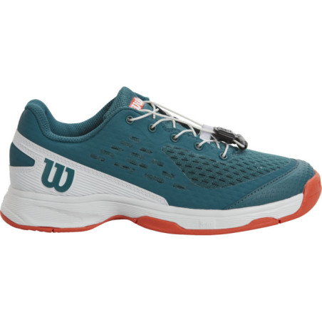 Chaussures WILSON Junior RUSH PRO 4.0 QL Bleu / Blanc PE 2022