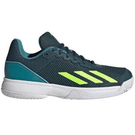 Chaussures ADIDAS Junior COURTFLASH Vert 2023