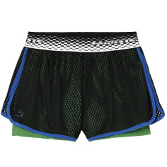 Short LACOSTE Sport Femme avec Shorty Noir / Bleu / Vert...