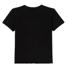 T-Shirt LACOSTE Garçon Noir / Orange 2023 2