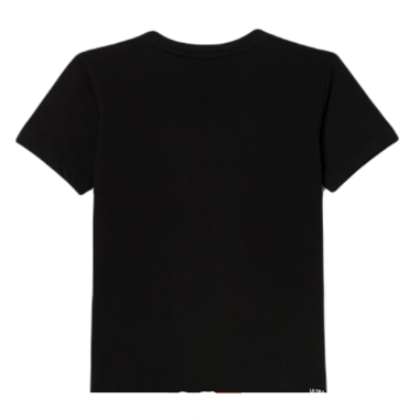 T-Shirt LACOSTE Junior Garçon Noir / Orange 2023