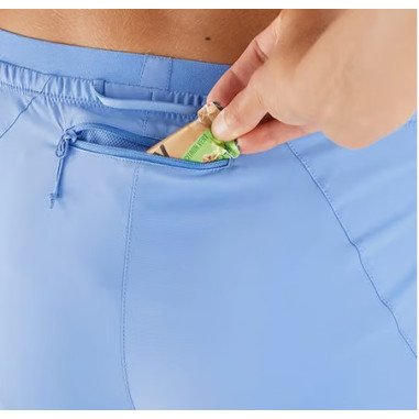 Short Running SALOMON Femme CROSS 5' Bleu PE 2022