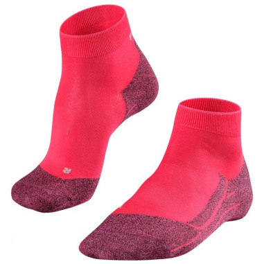 Chaussettes FALKE Femme RU4 Light Short Rose / Bordeaux PE 2019