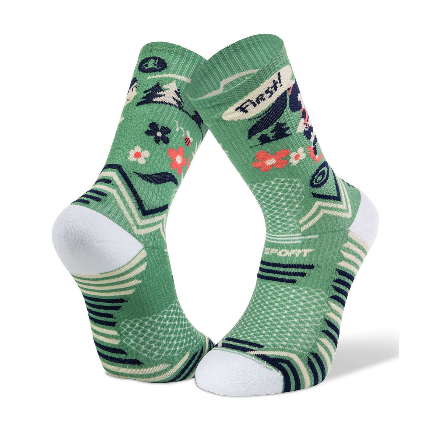 Chaussettes pour le sport trail running BVSPORT socquette trail