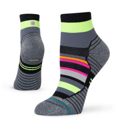 Chaussettes STANCE Femme TILED QTR Gris / Rose / Jaune AH...