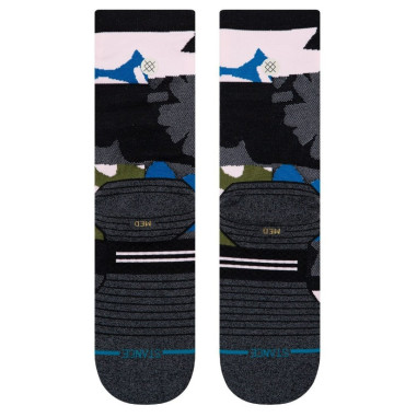 Chaussettes STANCE Femme RUN CAUGHT CREW Gris /...