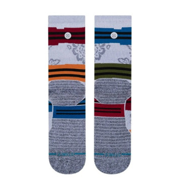 Chaussettes STANCE Homme FLORA CREW Grise PE 2020