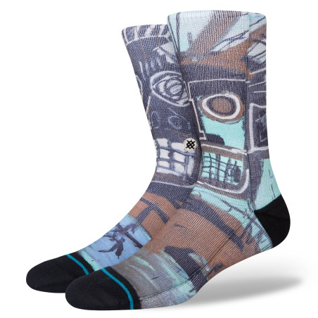Chaussettes STANCE Homme 2 HEADS ON GOLD Gris / Marron 2022