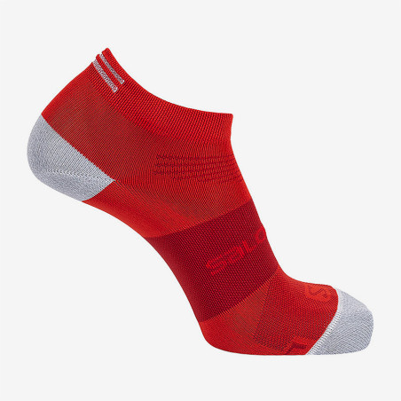 Chaussettes Courtes SALOMON Homme Sonic Pro Rouge / Gris PE 2020