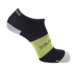 Chaussettes Courtes SALOMON Homme SONIC PRO Noir / Jaune...