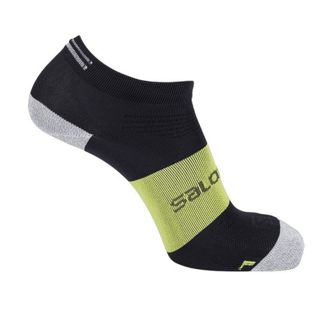 Chaussettes Courtes SALOMON Homme SONIC PRO Noir / Jaune AH 2019