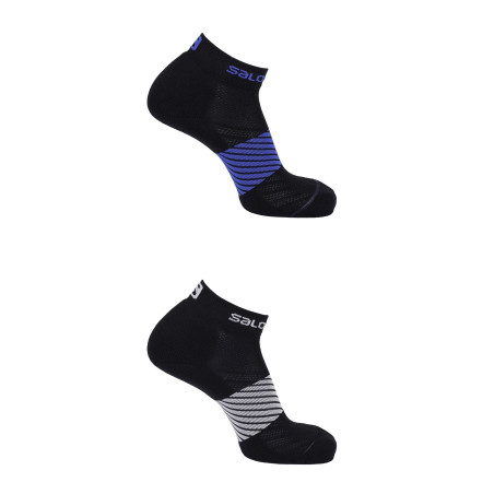 Chaussettes SALOMON Junior XA JR x2 Pack Noir / Bleu AH 2019