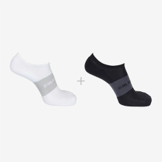 Chaussettes Courtes SALOMON Homme Sonic 2-Pack Blanc /...