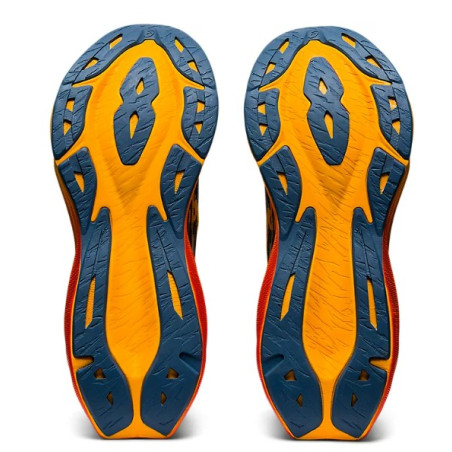 Chaussures Running ASICS Homme NOVABLAST 3 Noir / Orange / Rouge AH 2022