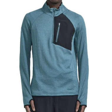 T-Shirt Running Manches Longues CRAFT Homme CORE Trim Thermal Vert AH 2022