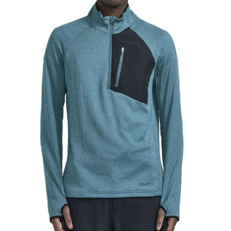 T-Shirt Running Manches Longues CRAFT Homme CORE Trim Thermal Vert AH 2022