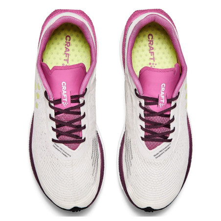 Chaussures Running CRAFT Femme PRO ENDUR DISTANCE Blanc / Rose  PE 2022