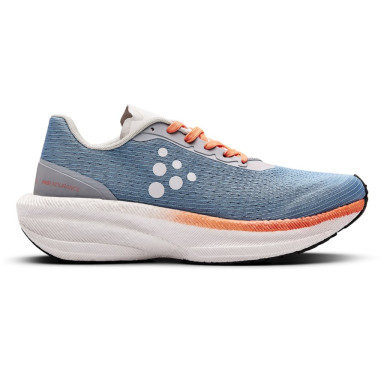 Chaussures Running CRAFT Femme PRO ENDUR DISTANCE Bleu / Orange fluo PE 2023