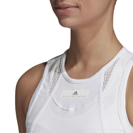 Débardeur ADIDAS Femme Stella McCartney ASMC Tank Blanc / Rouge AH 2019