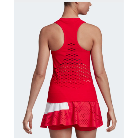 Débardeur ADIDAS Femme Stella McCartney ASMC Q4 Tank Marine / Rouge AH 2018